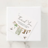 Duck Hunting Baby Shower Square フェイバータグ (インサイチュ)