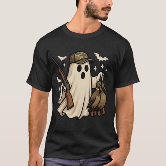 Duck Hunting Ghost Camouflage Tシャツ (正面)