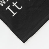 Duck Hunting Quote - Funny Hunter Gift Cute Hunt G フリースブランケット (角)