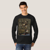 Duck Hunting waterfowl camo Tシャツ (正面フル)