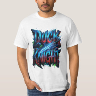 Duck Knight 3D サイバーグラフィティロゴ Tシャツ