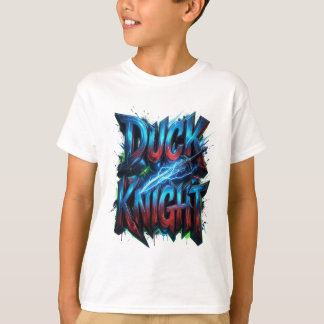Duck Knight 3D サイバーグラフィティロゴ Tシャツ