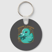 Duck Kraken Release The Quacken Funny Rubber Boxer キーホルダー (正面)