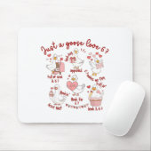 Duck Love 67 Goose Valentine Lover Funny Valentine マウスパッド (マウス)