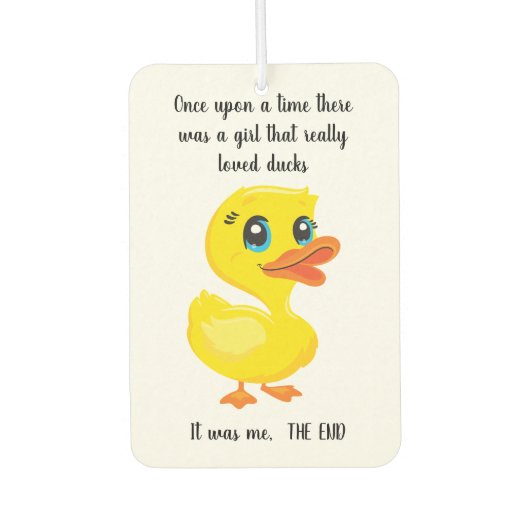 Duck Lover カーエアーフレッシュナー (正面)