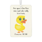 Duck Lover カーエアーフレッシュナー (裏面)