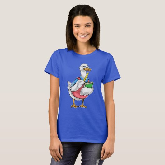 Duck Math Teacher Ruler Tシャツ (正面フル)