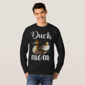 Duck Mom Duck Owner Duck Mama Duck Farmer Tシャツ (正面フル)