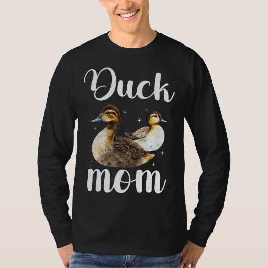 Duck Mom Duck Owner Duck Mama Duck Farmer Tシャツ (正面)