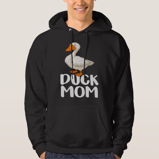 Duck Mom Rubber Duck  Duck  Animal パーカ (正面)