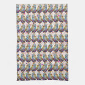 Duck named Rainbow キッチンタオル (縦)