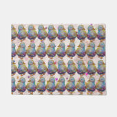 Duck named Rainbow ドアマット (正面)