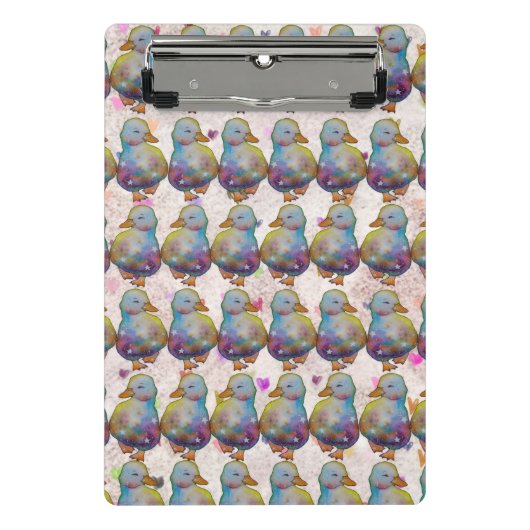 Duck named Rainbow ミニクリップボード (正面)