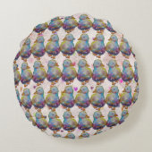 Duck named Rainbow ラウンドクッション (裏面)