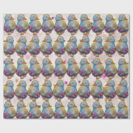 Duck named Rainbow ラッピングペーパー