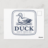 Duck North Carolina Outer Banks OBX 海岸ビーチ ポストカード (裏面)