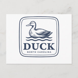 Duck North Carolina Outer Banks OBX 海岸ビーチ ポストカード