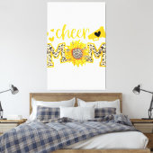 DUCK, OREGON – パおもしろいシフィックワンドのライセンスプレート キャンバスプリント (インサイチュ (寝室))