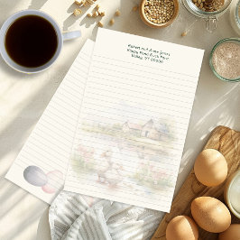 Duck Pond Country Homestead Lined Writing Paper 便箋