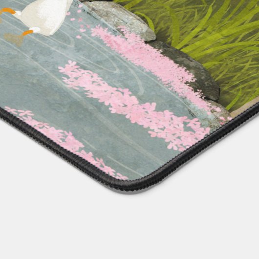 Duck Pond - Spring デスクマット (コーナー)