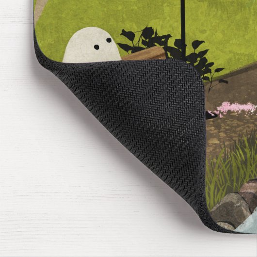 Duck Pond - Spring マウスパッド (コーナー)