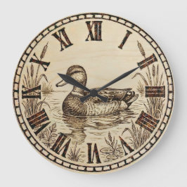Duck Pond Wall Clock ラージ壁時計
