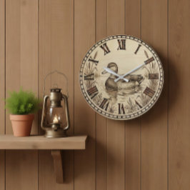 Duck Pond Wall Clock  ラージ壁時計