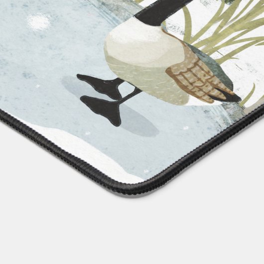 Duck Pond - Winter デスクマット (コーナー)