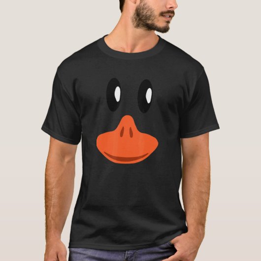 Duck Print Costume Tees Cute Duck Halloween Costum Tシャツ (正面)