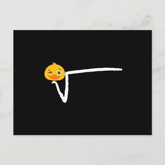 Duck Root TシャツN-TE ポストカード (正面)