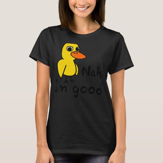 Duck Song Kids or Adult 得 Any Grude Nah行く Tシャツ (正面)