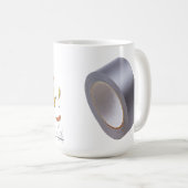 duck tape sarcasm コーヒーマグカップ (正面右)