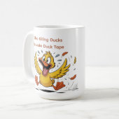 duck tape sarcasm コーヒーマグカップ (正面左)