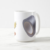 duck tape sarcasm コーヒーマグカップ (正面右)