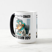 Duck Trainer Humor  モーフィングマグカップ (正面左)