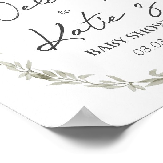 Duck Welcome Poster, Mallard Welcome Sign ポスター (角)