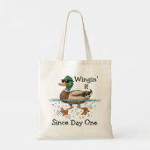 Duck Winging It トートバッグ (裏面)