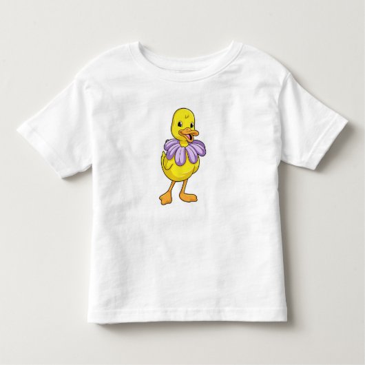 Duck with Daisy トドラーTシャツ (正面)