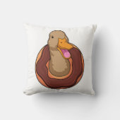 Duck with Donut クッション (正面)