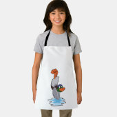 Duck with Handstand in Water.PNG エプロン (インサイチュ)