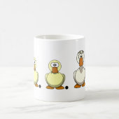 DuckDuckGooseカラーのモーフィングマグ モーフィングマグカップ (中央)