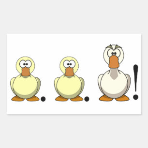 DuckDuckGoose矩形シール 長方形シール