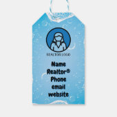 Ducked不動産仲介業者ポップ・アートの-by Jeep ギフトタグ (裏面)