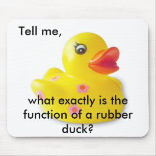 Duckieのゴム製マウスパッド マウスパッド
