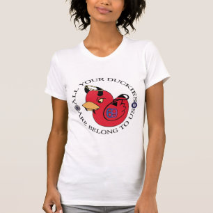 Duckieのチーム女性ワイシャツ Tシャツ