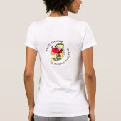 Duckieのチーム女性ワイシャツ Tシャツ (裏面)