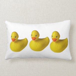 Duckieの黄色いゴム製枕 ランバークッション