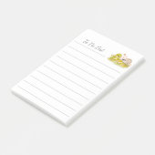 Ducking Hedgehog Personalize Post-it®メモ ポストイット (アングル)