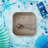 Duckling Baby Shower Paper Plates ペーパープレート (パーティー)