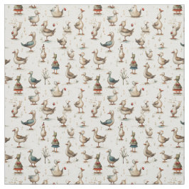 Duckling Delight:Whimsy Duck ファブリック